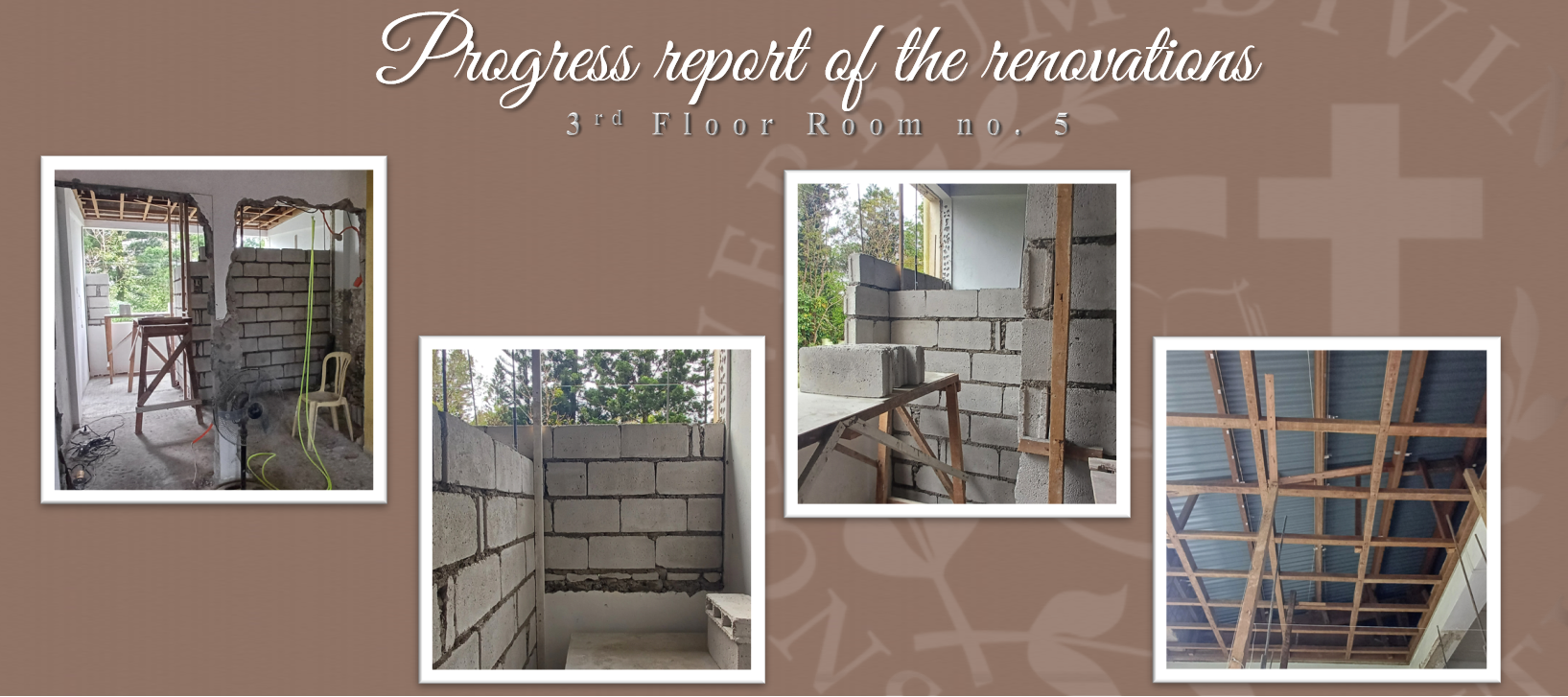 Progress report on the Renovations (3rd Floor Room no. 5)